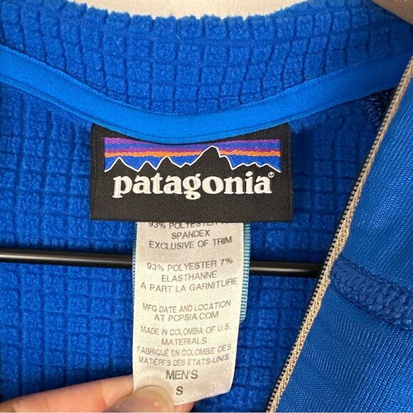 Patagonia R1 Hooded 1/2-Zip Fleece Pullover Hoodie Sweater Men’s Sz S - Picture 7 of 10